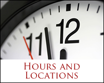 hours and locations