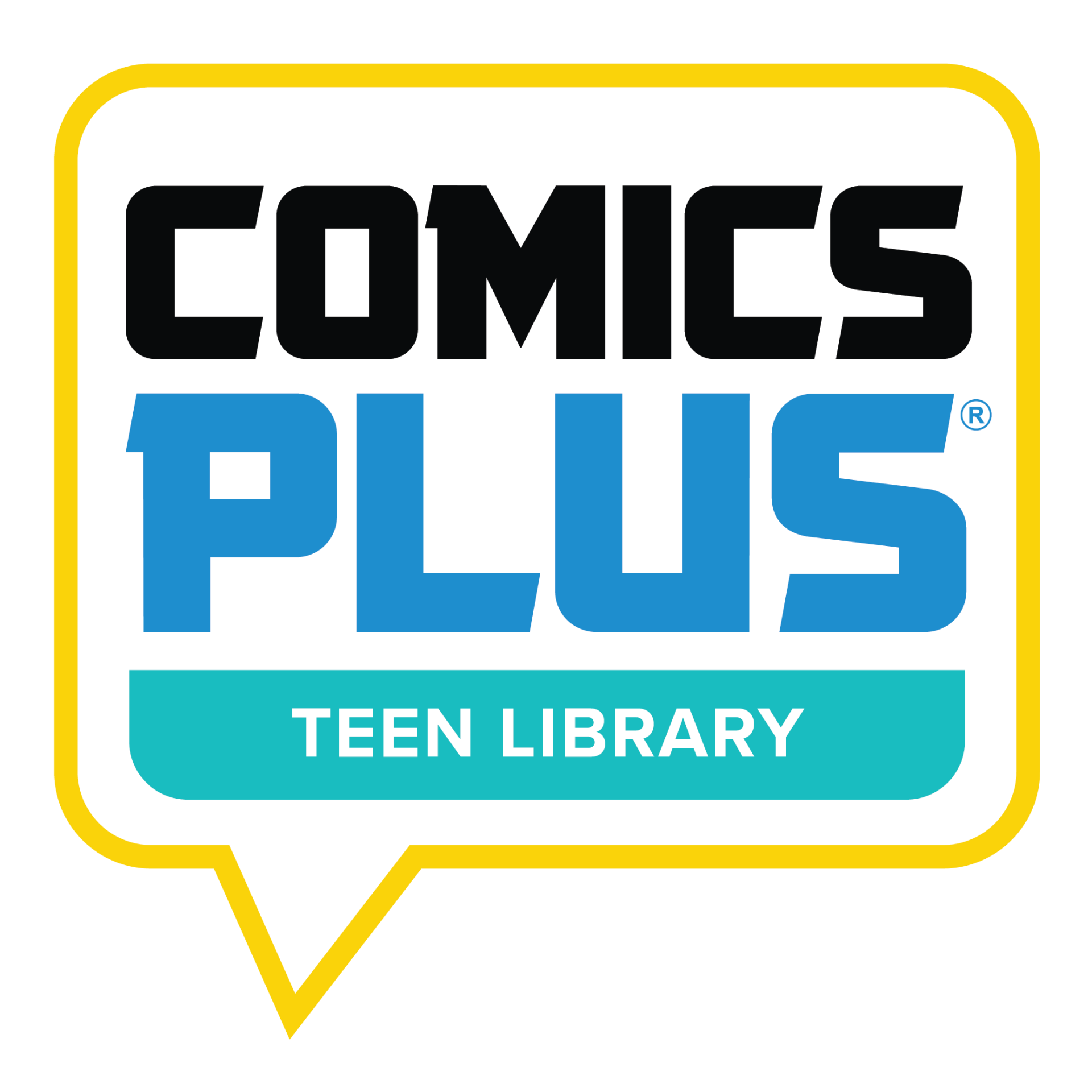 Comics Plus Teen Library image of logo